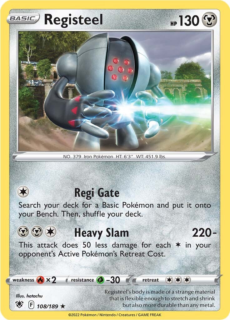 Registeel (108/189) [Espada y Escudo: Resplandor Astral]