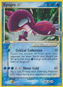 Kyogre Étoile (112/113) [EX: Espèces Delta]