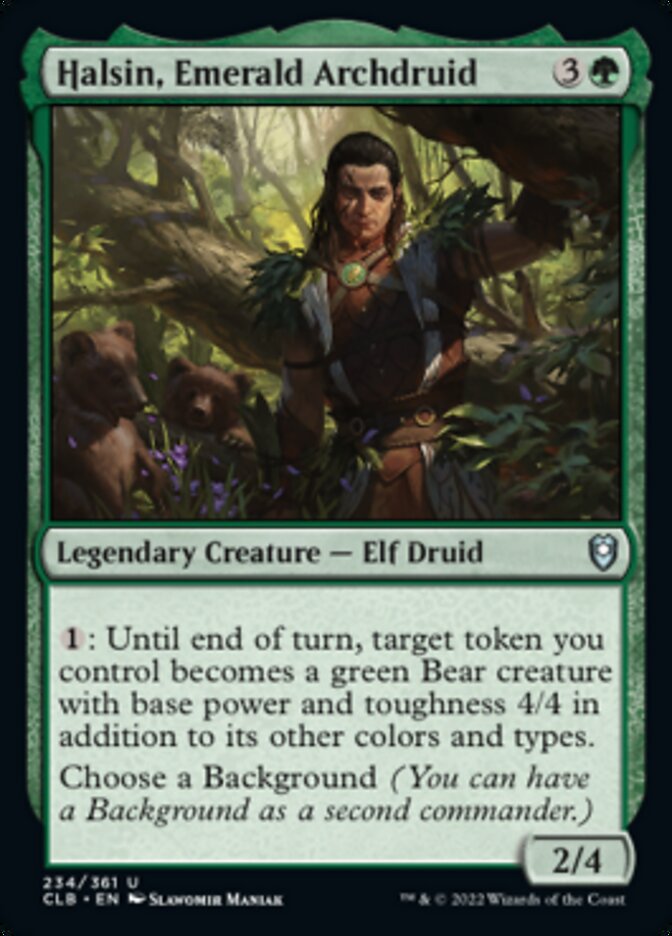 Halsin, Archidruide d'Émeraude [Commander Legends: Battle for Baldur's Gate]
