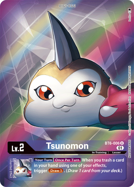 Tsunomon [BT6-006] (Arte Alternativo - Box Topper) [Doble Diamante]