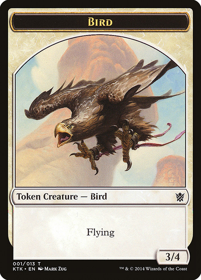 Jeton Oiseau [Jetons Khans of Tarkir]