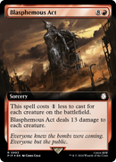 Acte blasphématoire (Extended Art) (Surge Foil) [Fallout]