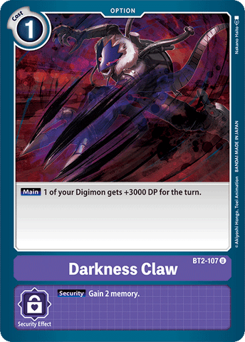 Garra Oscura [BT2-107] [Lanzamiento de la Edición Especial de Mejora Ver.1.0]