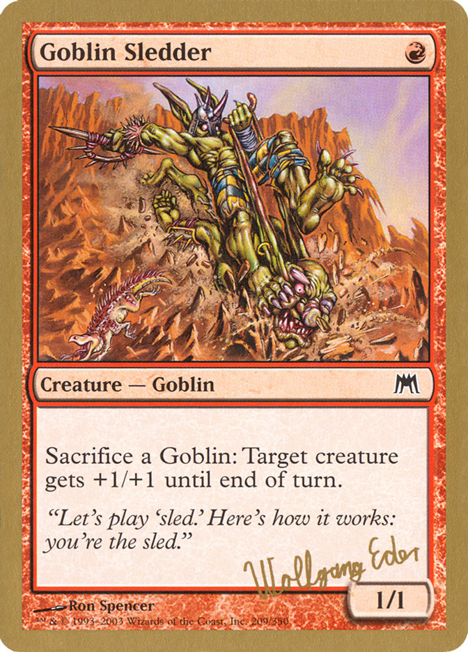 Trineo de goblin (Wolfgang Eder) [Barajas del Campeonato Mundial 2003]