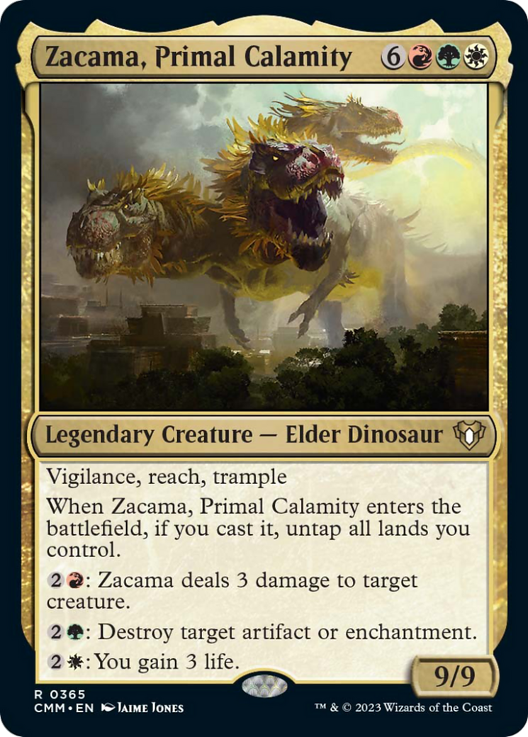 Zacama, calamité primordiale [Commander Masters]