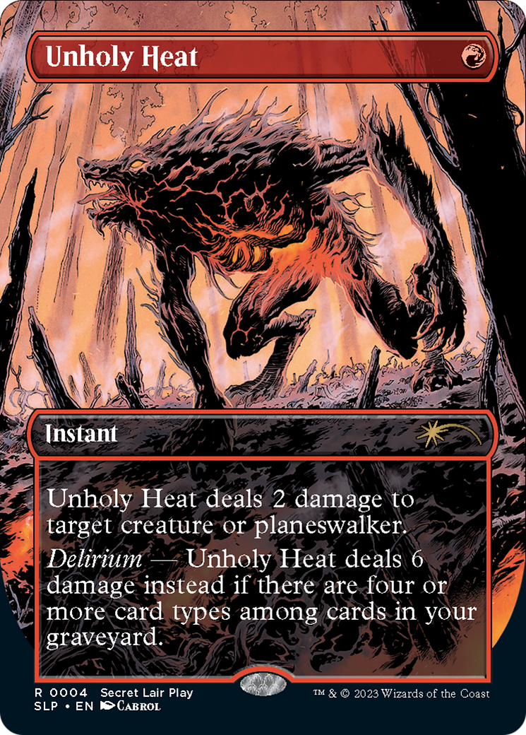 Chaleur Infernale (Sans Bordure) [Secret Lair Showdown]