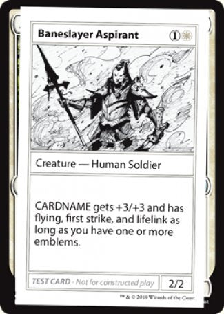 Aspirante Fléau des mages (édition 2021) [Cartes-test du booster mystère]