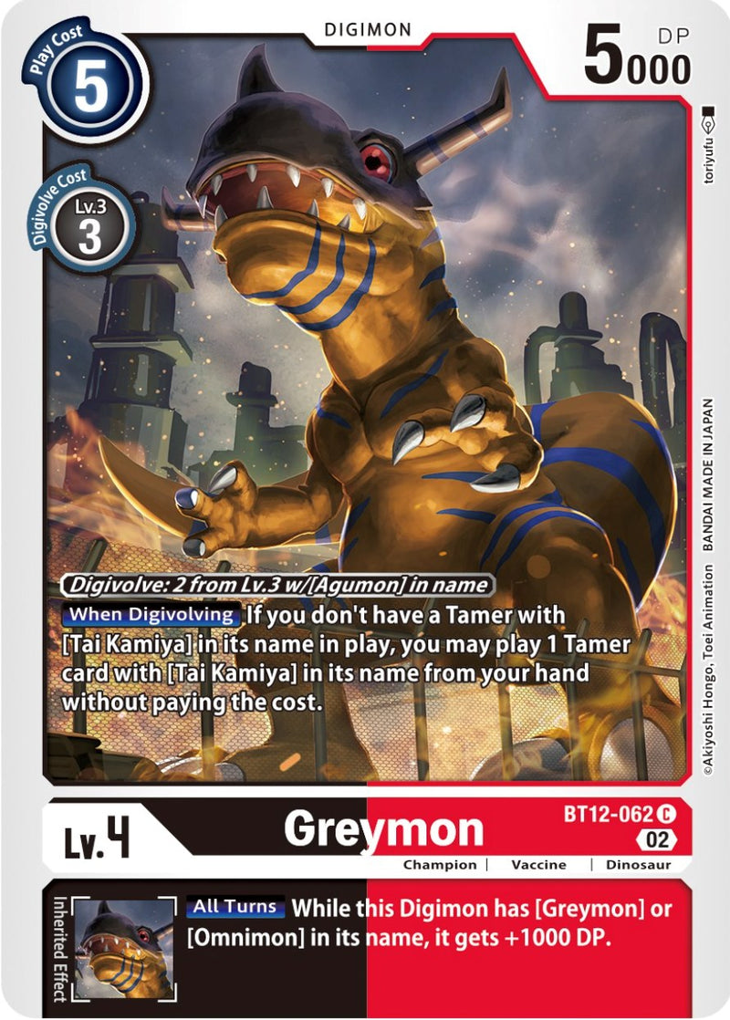 Greymon [BT12-062] [A Través del Tiempo]