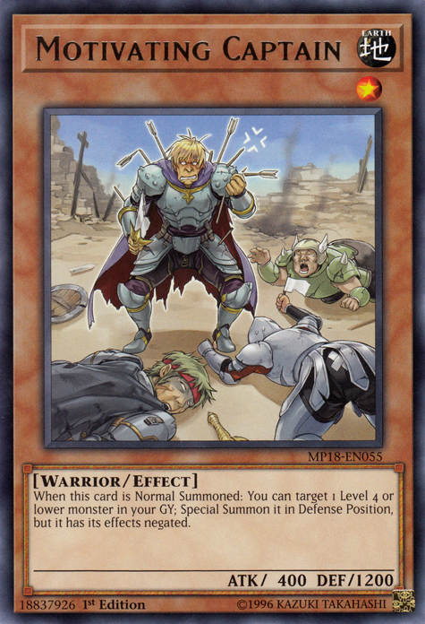 Capitán Motivador [MP18-EN055] Rara