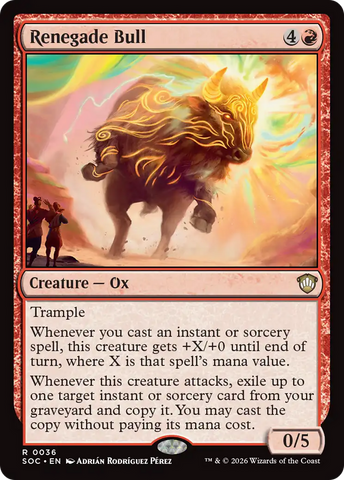 Bœuf renégat [Commander : Les Mystères de Strixhaven]