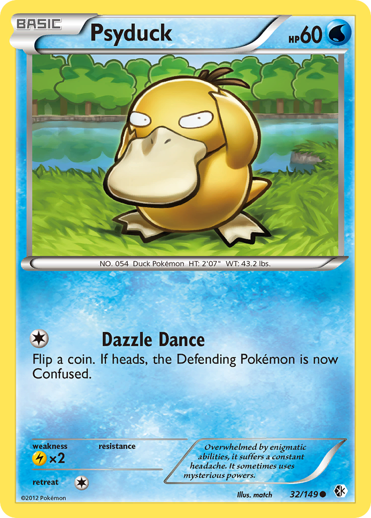 Psykokwak (32/149) [Noir & Blanc : Frontières Franchies]