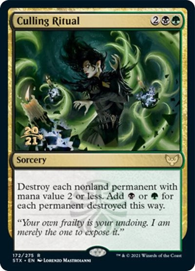 Rituel d'abattage [Strixhaven : l'académie des mages avant-première promos]