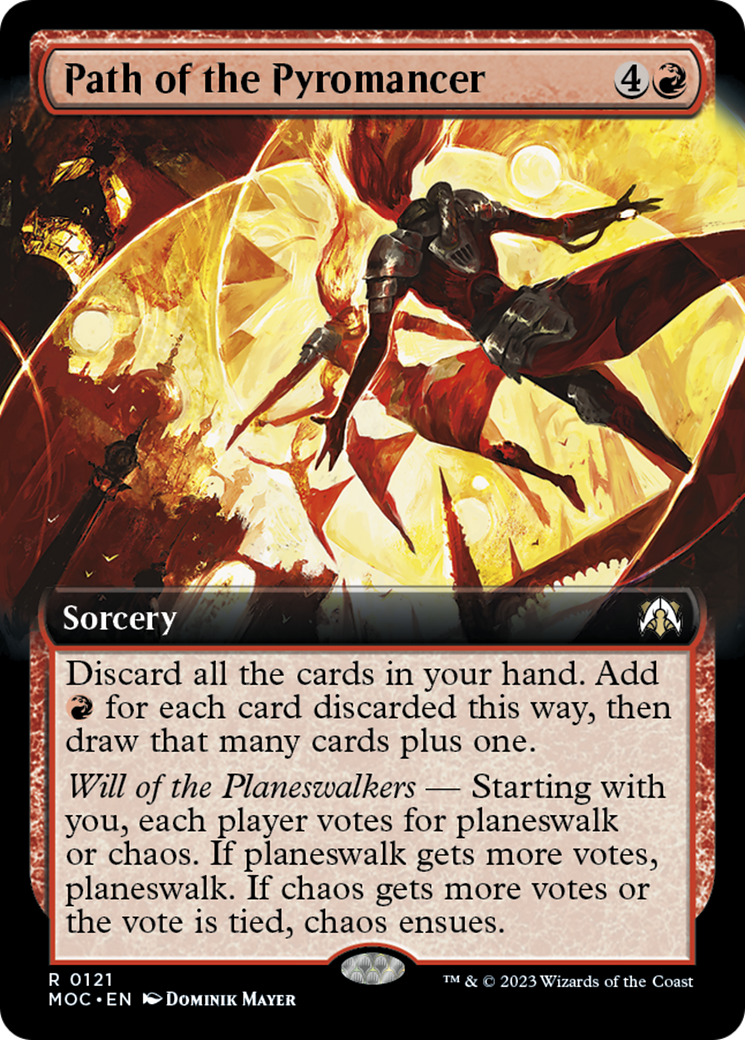 Voie du pyromancien (Extended Art) [Commander L'invasion des machines]