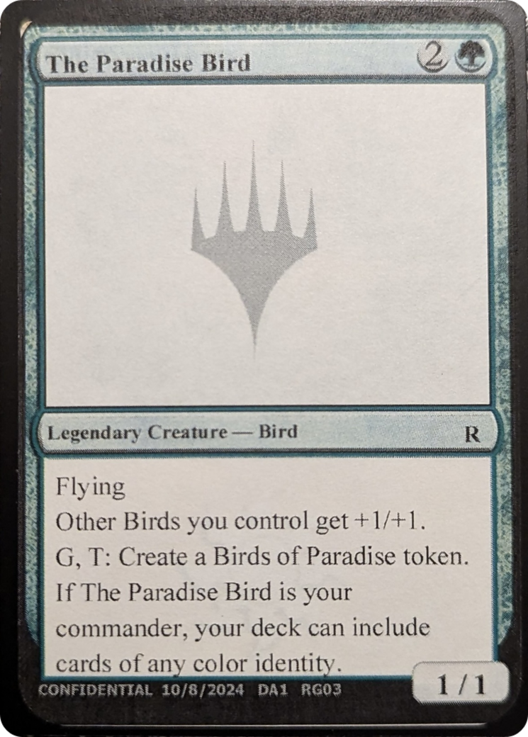 L'Oiseau de paradis [Cartes de test de Mystère Booster 2]