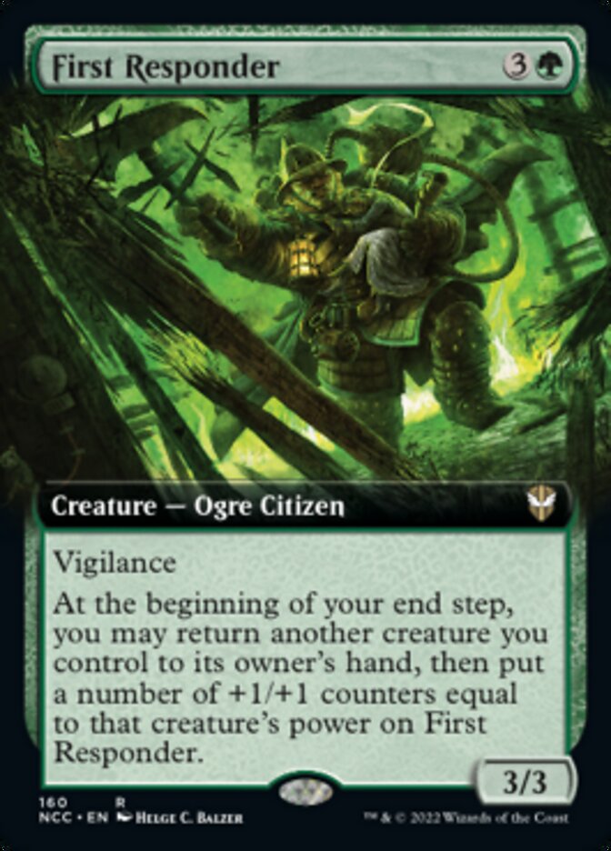 Premier intervenant (Extended Art) [Rues de la Nouvelle Capenna Commander]