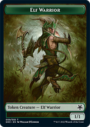 Soldado // Guerrero elfo Ficha de doble cara [Game Night: Free-for-All Tokens]