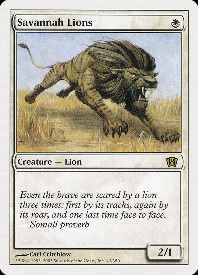 Leones de Savanna [Octava Edición]