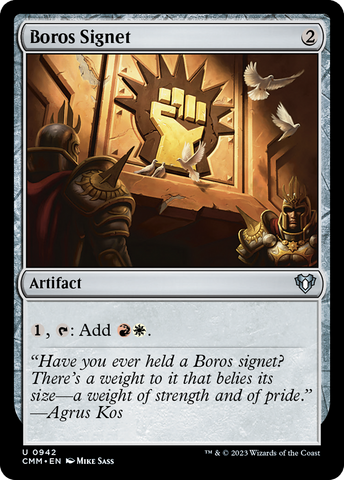 Sigille de Boros [Commander Masters]
