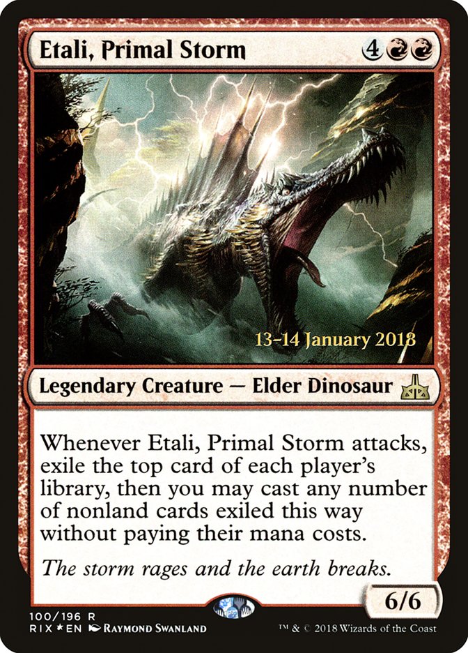 Etali, Gueule du Tonnerre [Cartes promotionnelles d'avant-première Les combattants d'Ixalan]