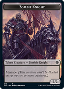 Zombie // Chevalier Zombie Jeton recto-verso [Decks Commander de Démarrage]