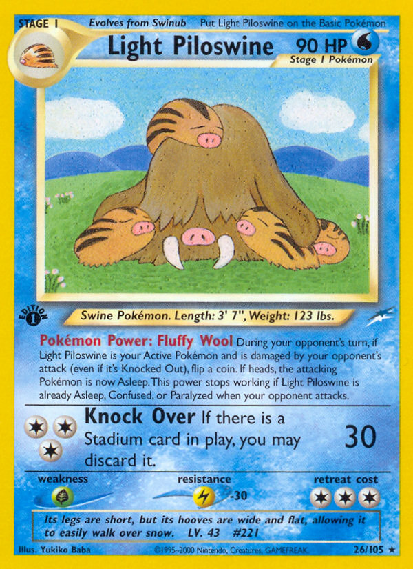Piloswine Clara (26/105) [Neo Destino 1ª Edición]