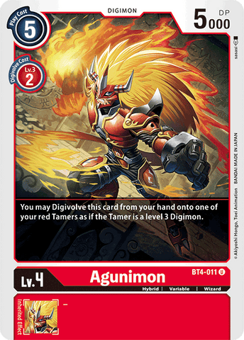 Agunimon [BT4-011] [Gran Leyenda]