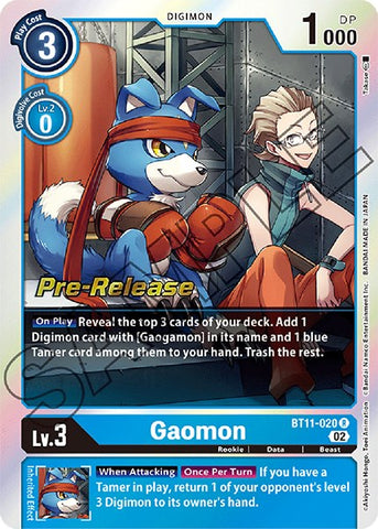 Gaomon [BT11-020] [Promociones previas al lanzamiento de Fase Dimensional]