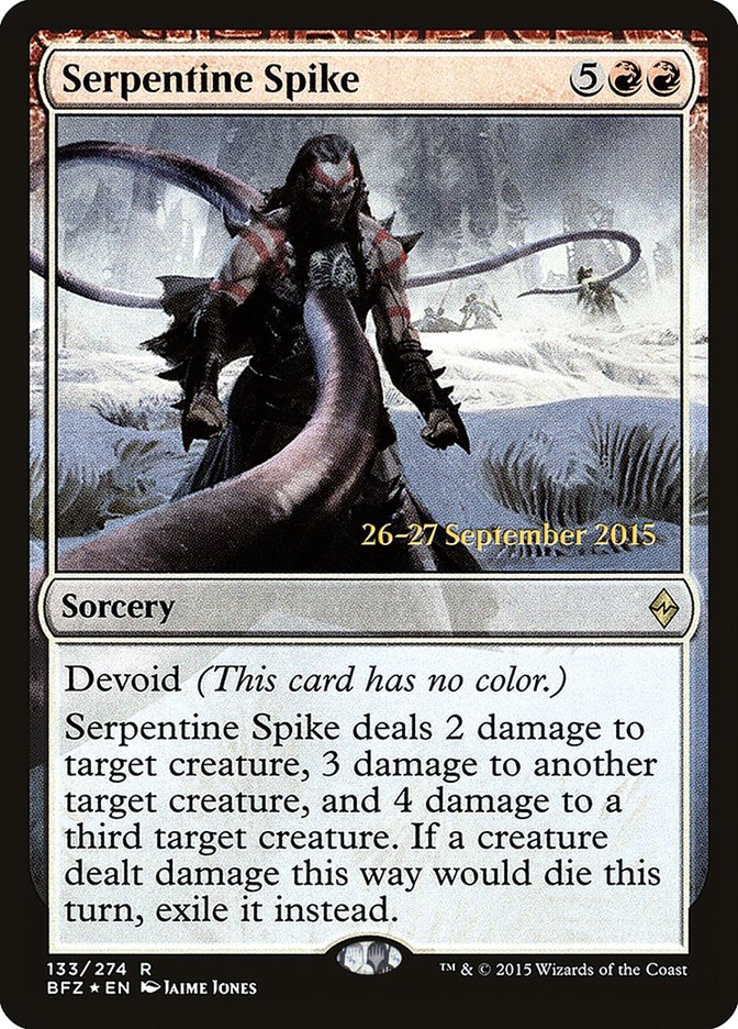 Serpentin vicieux [Avant-première la Bataille de Zendikar]