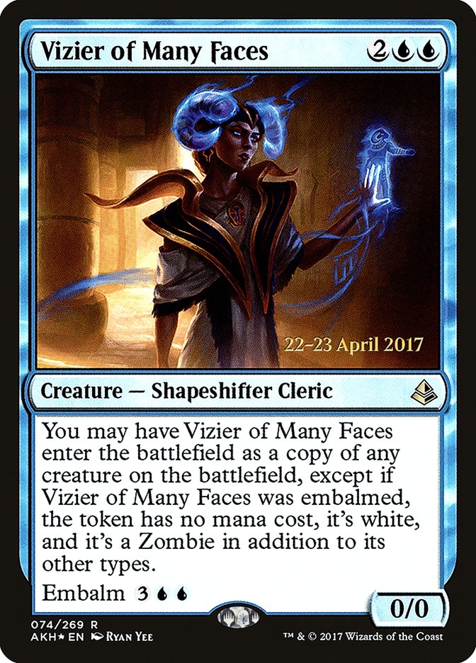 Vizir aux multiples visages [Cartes promotionnelles d'avant-première Amonkhet]