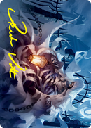 Iluminador del cementerio Art Card (Firma estampada en oro) [Innistrad: Voto Carmesí Art Series]