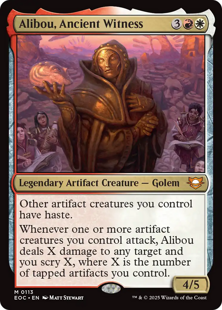 Alibou, Témoin ancestral [Commandant des confins des éternités]