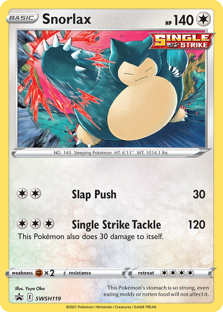 Snorlax (SWSH119) [Espada y Escudo: Promociones de Estrellas Negras]