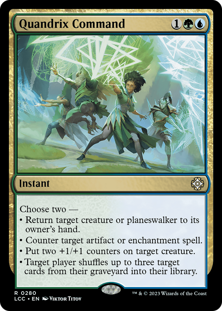 Commandement de Quandrix [Les Cavernes Oubliées d'Ixalan Commander]