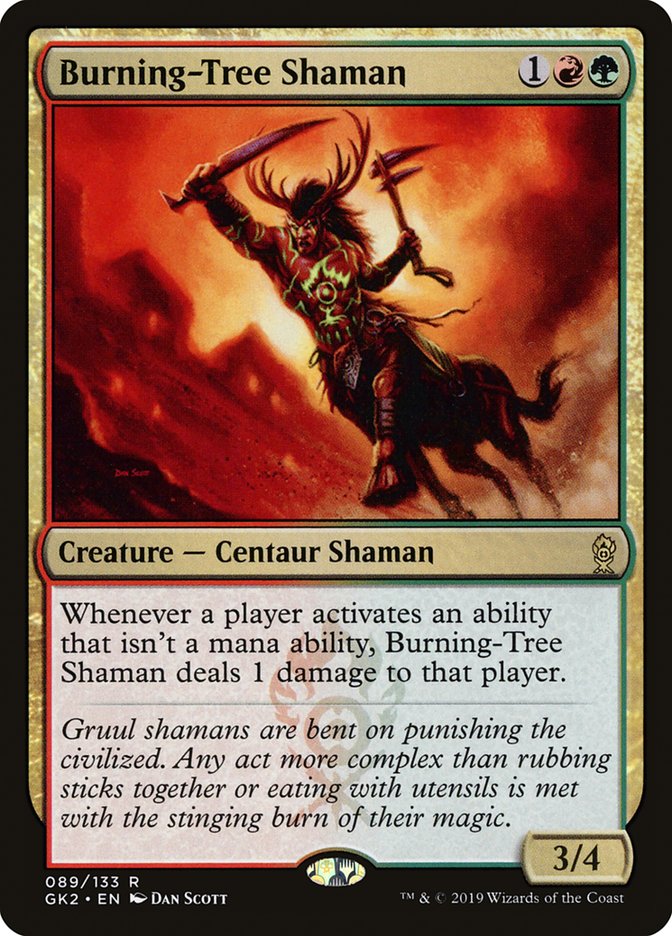 Shamane de l'Arbre ardent [Kit de guilde Allégeance de Ravnica]
