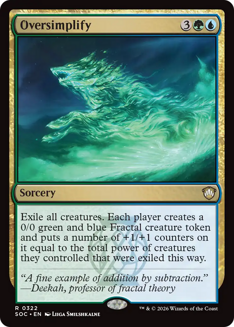 Simplificar en exceso [Secretos de Strixhaven Commander]