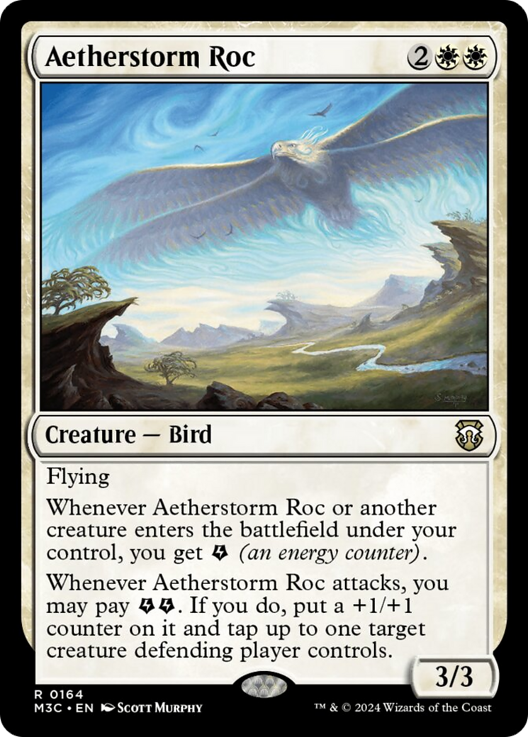 Roc de la tormenta etérea (lámina ondulada) [Commander de Horizontes de Modern 3]