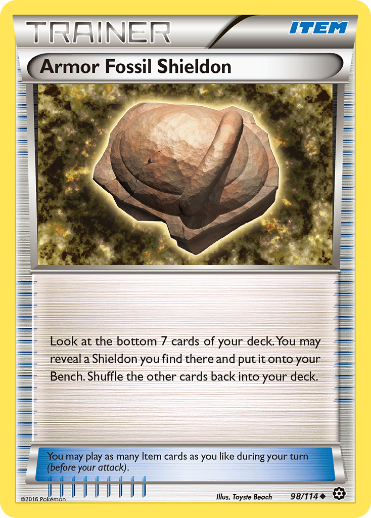 Armure fossile de Dinoclier (98/114) [XY : Offensive Vapeur]