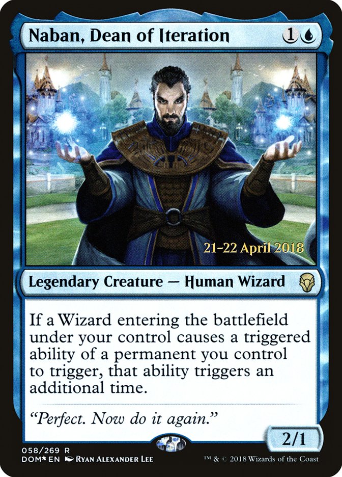 Naban, doyen de l'itération [cartes promos d'avant-première Dominaria]