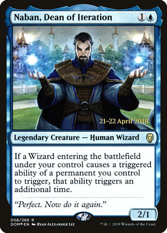 Naban, doyen de l'itération [cartes promos d'avant-première Dominaria]