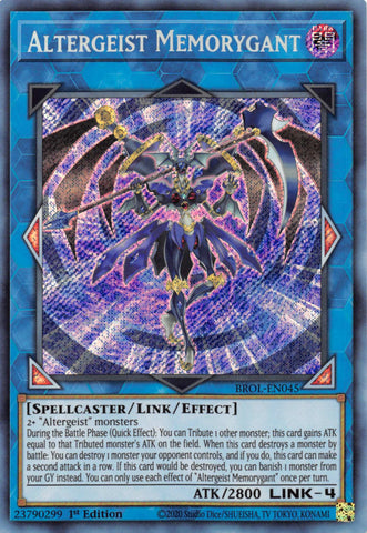 Altergeist Memorygant [BROL-FR045] Secret Rare