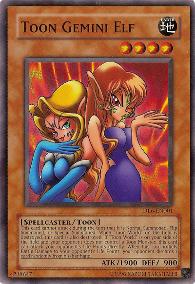 Elfa Gemela Toon [DL6-EN001] Súper Rara