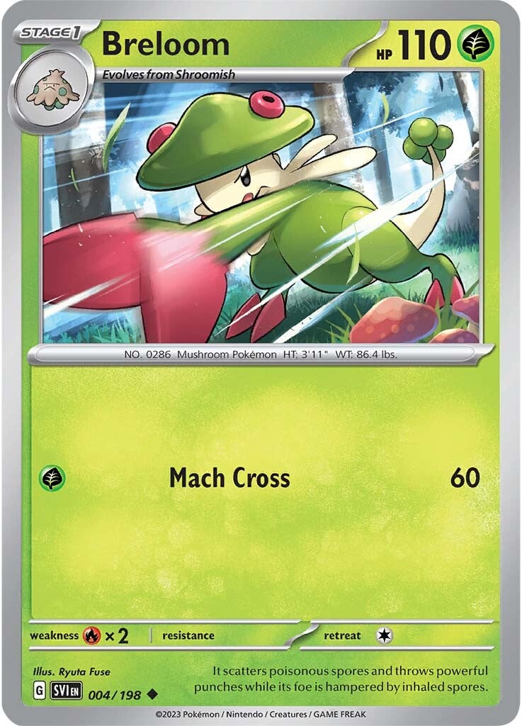 Breloom (004/198) [Escarlata y Púrpura: Set Básico]