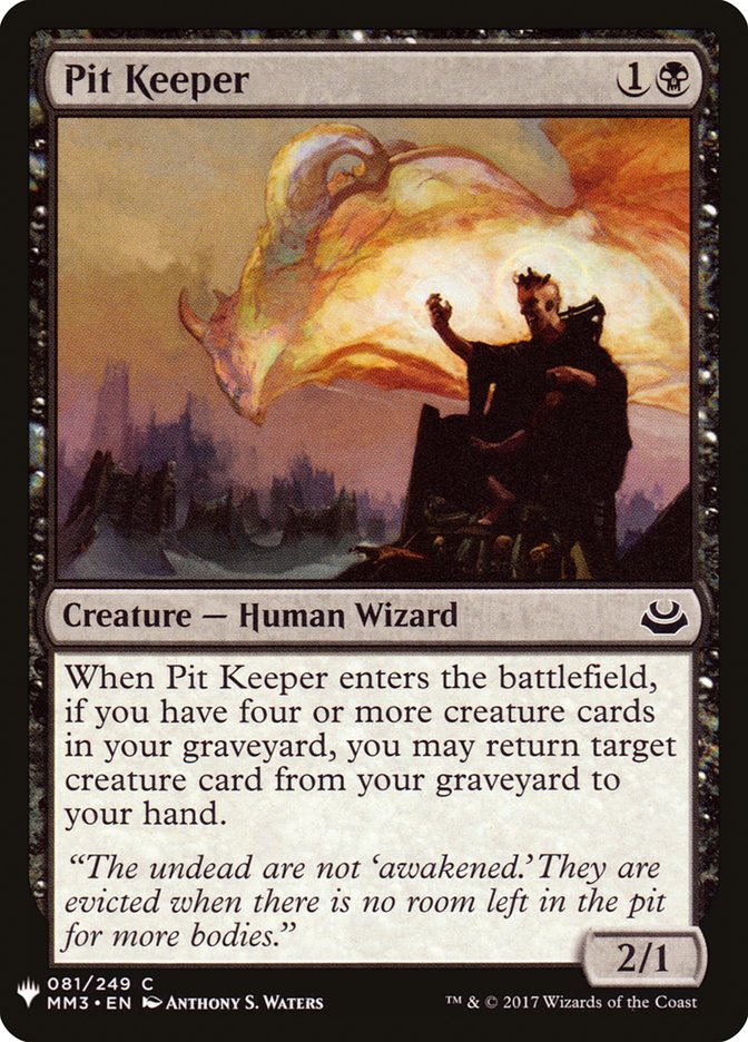 Gardien de fosse [Mystery Booster]