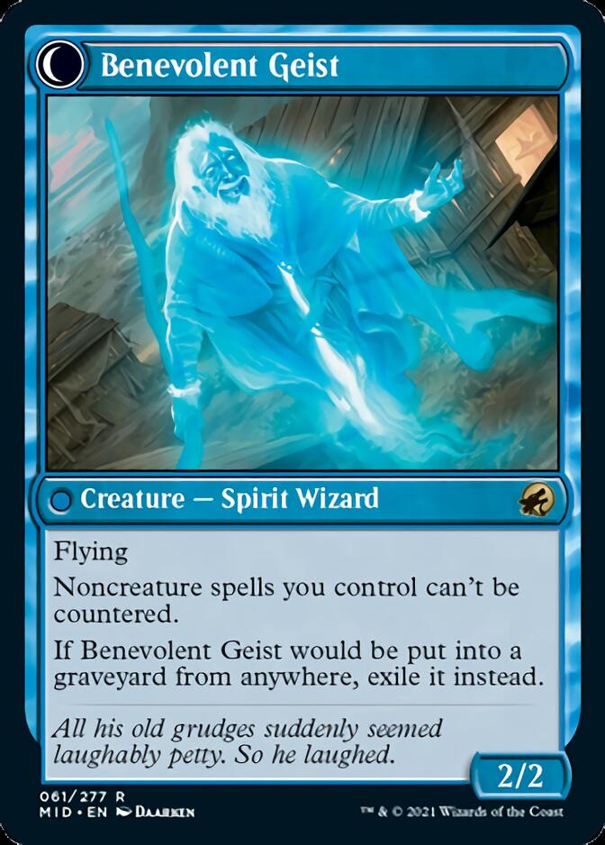 Ermite malveillant // Spectre bienveillant [Innistrad: Chasse de minuit]