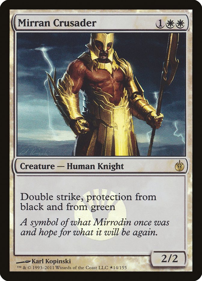 Croisé mirran (Achats en boîte) [Mirrodin assiégé Promos]
