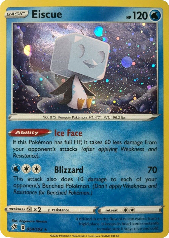 Eiscue (054/192) (Holo Cósmica) [Espada y Escudo: Choque Rebelde]