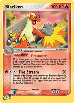 Blaziken (3/109) [EX: Estadio de Combate]