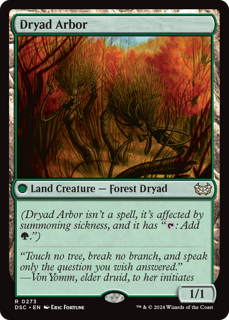Dryad Arbor [Duskmourn: La Casa del Comandante del Horror]