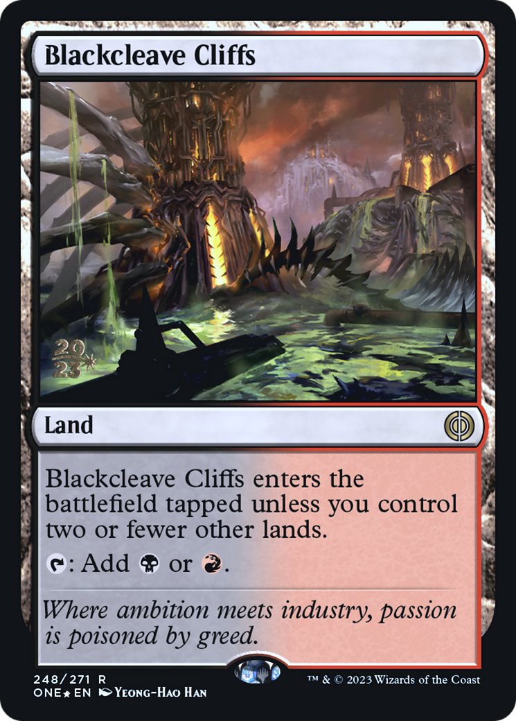 Falaises de Fendregorge [Phyrexia : Tout s'unit Prerelease Promos]