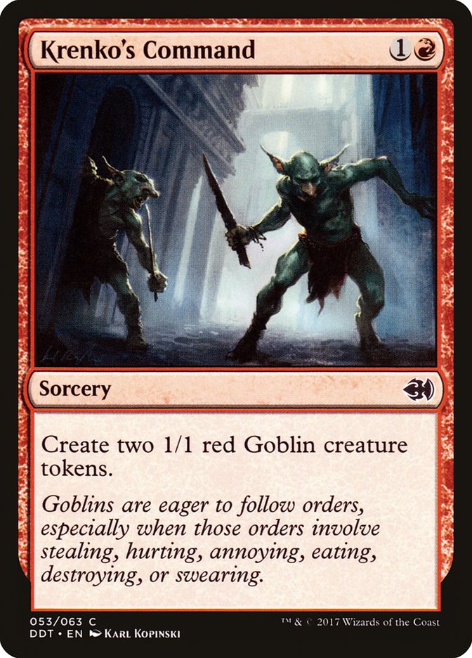 L'ordre de Krenko [Duel Decks: Merfolk vs. Goblins]